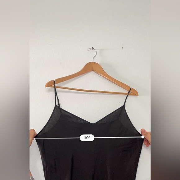 Allsaints black stain slip dress - Picture 5 of 6